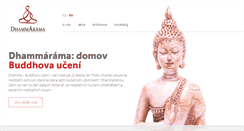 Desktop Screenshot of dhammarama.eu